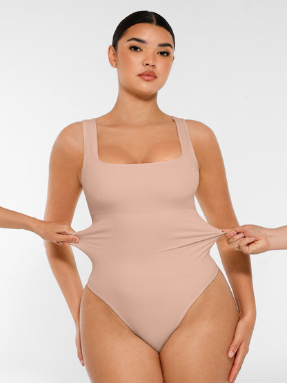 Feelingirl Seamless Shapewear Thong Bodysuit
