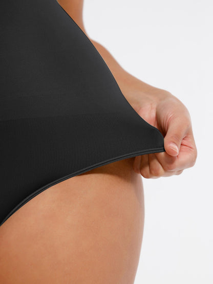 Feelingirl Seamless Ultra-Soft Crew Neck Bodysuit