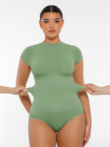 Feelingirl Seamless Crew Neck Bodysuits