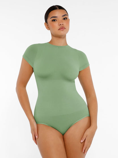 Feelingirl Seamless Crew Neck Bodysuits