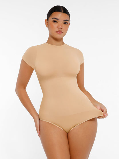 Feelingirl Seamless Crew Neck Bodysuits