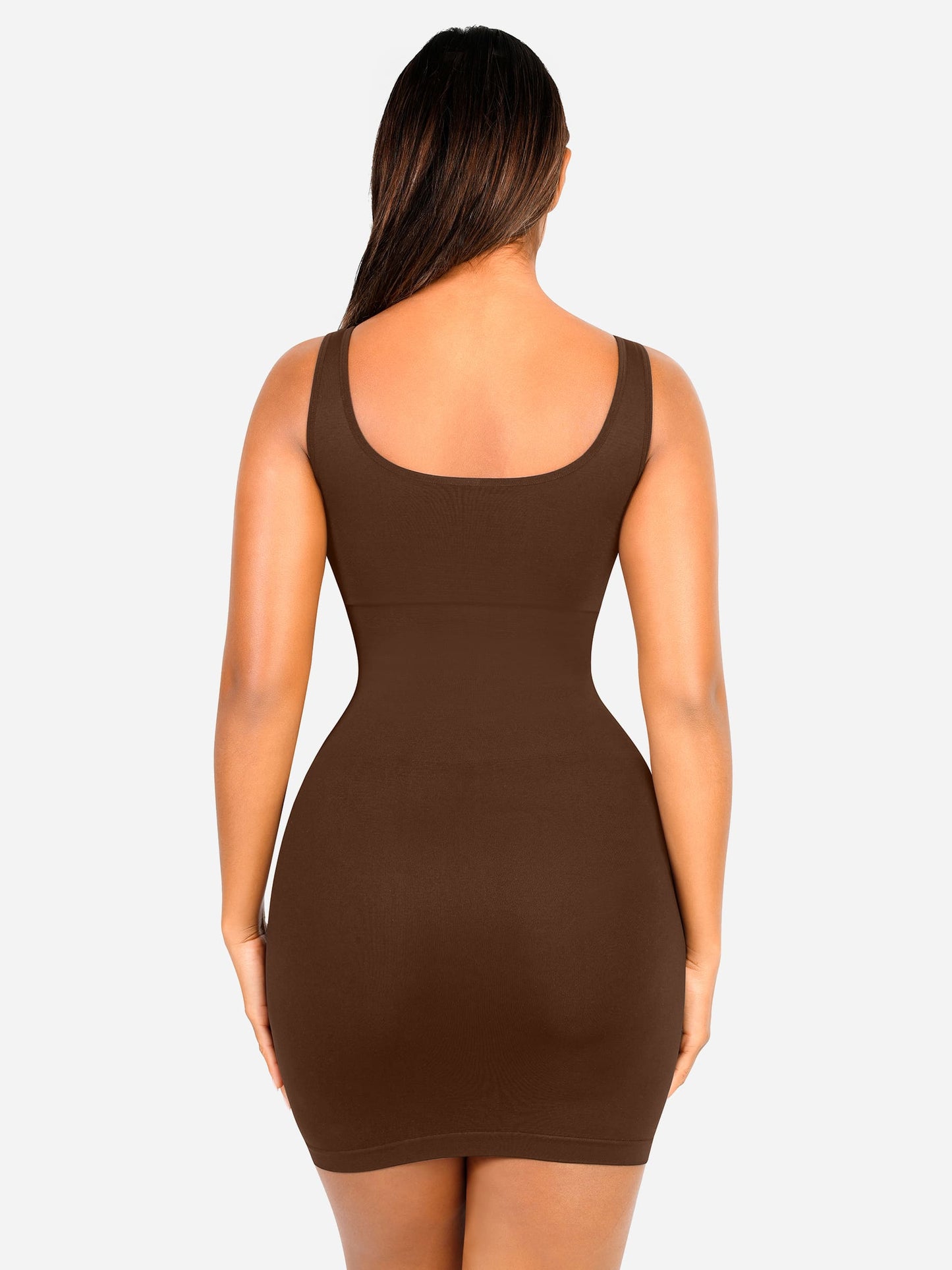 Feelingirl Seamless Square Neck Shaping Dress