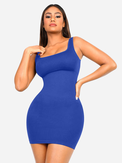 Feelingirl Seamless Square Neck Shaping Dress