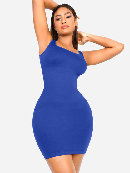 Feelingirl Seamless Square Neck Shaping Dress