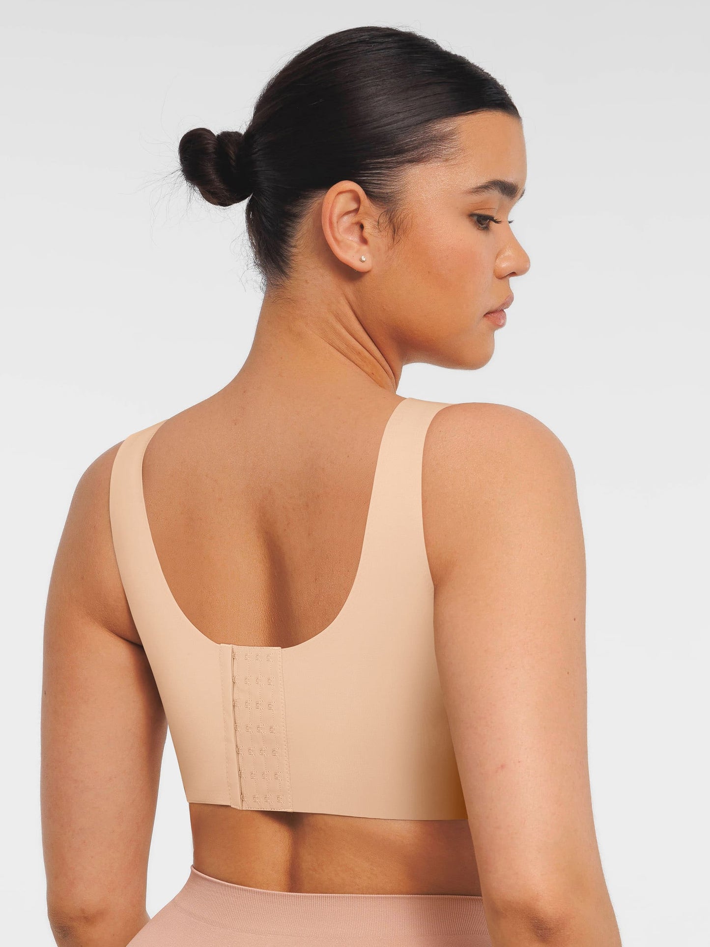 Feelingirl Seamless V Neck Comfort Fit Everyday Bra