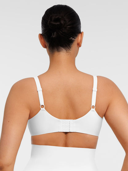 Feelingirl Sheer Mesh Full Coverage Unpadded Underwire Bra