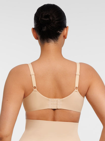 Feelingirl Sheer Mesh Full Coverage Unpadded Underwire Bra