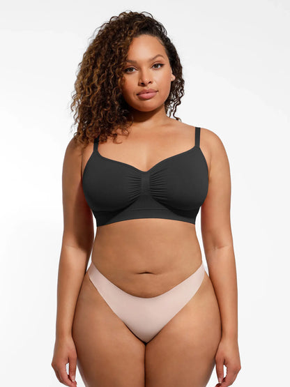 Feelingirl Seamless Everyday Bra with Built-In Soft Padding