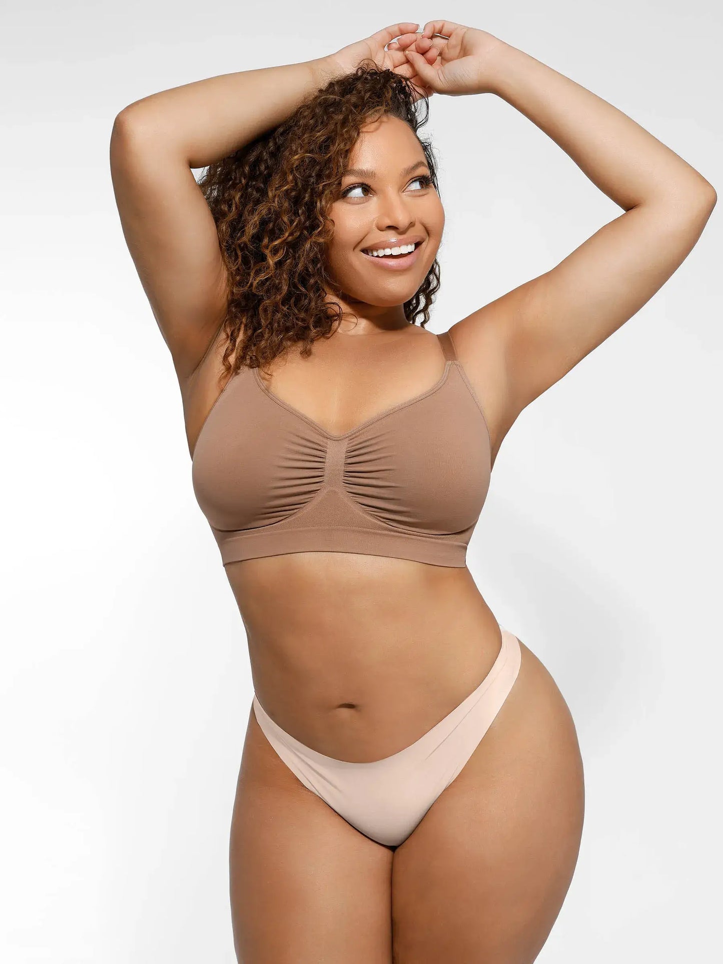 Feelingirl Seamless Everyday Bra with Built-In Soft Padding
