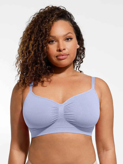 Feelingirl Seamless Everyday Bra with Built-In Soft Padding