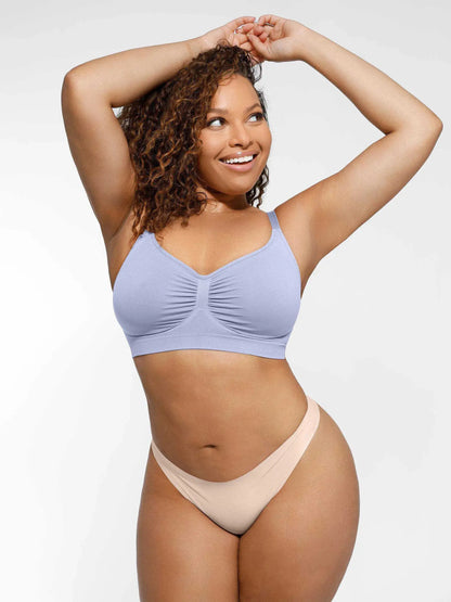 Feelingirl Seamless Everyday Bra with Built-In Soft Padding