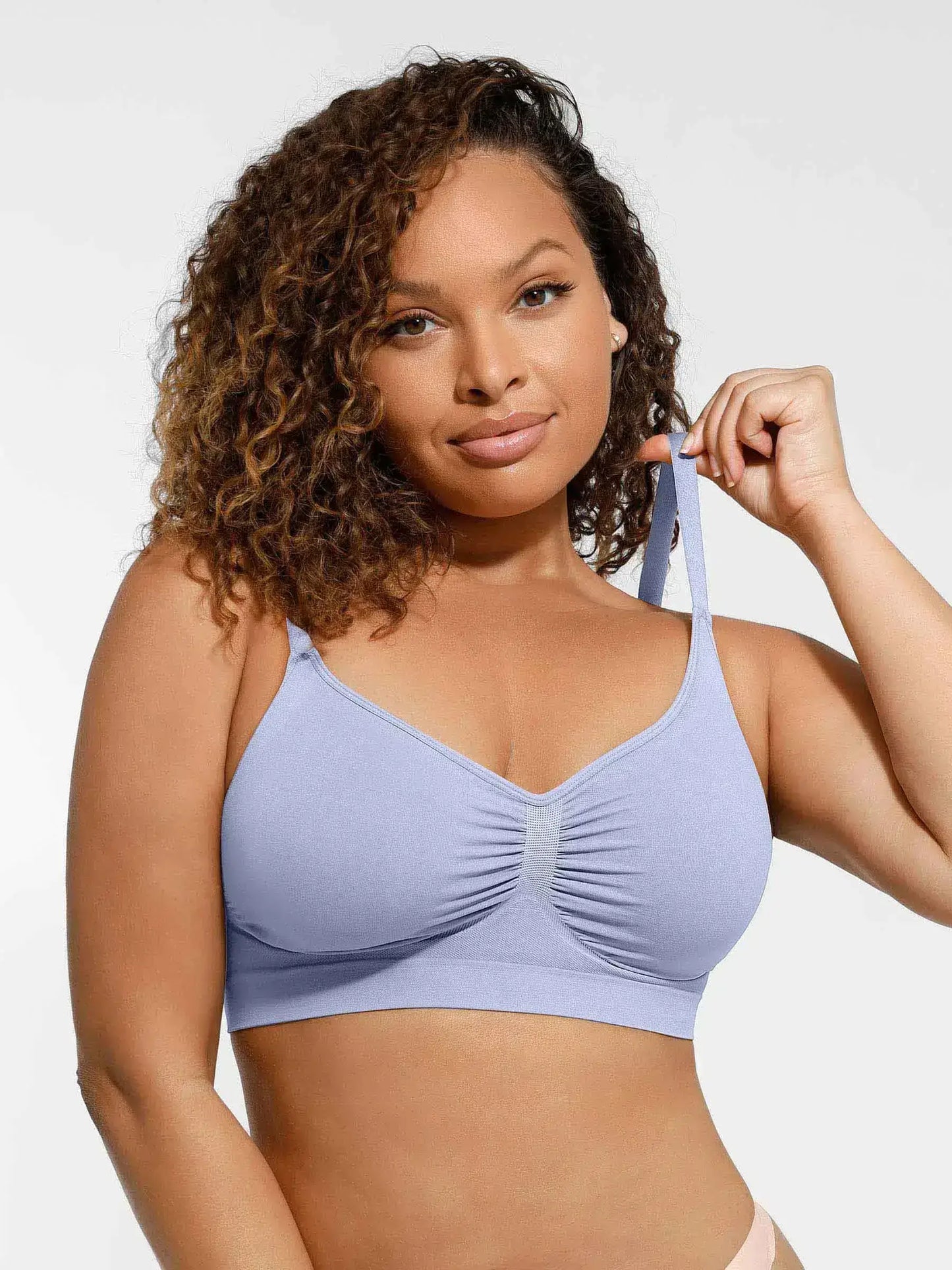 Feelingirl Everyday Wireless Bra Unlined Soft Bra