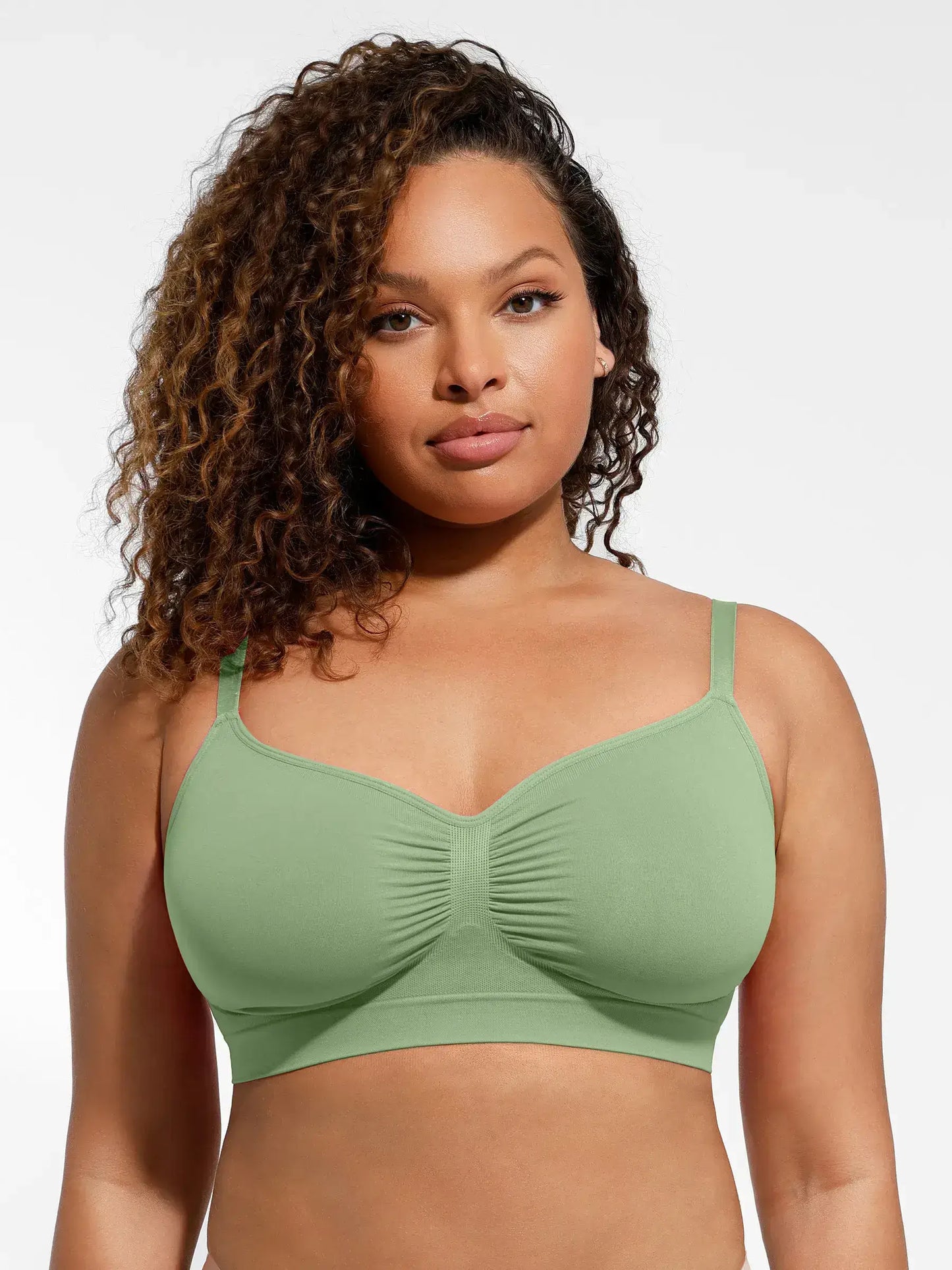 Feelingirl Everyday Wireless Bra Unlined Soft Bra