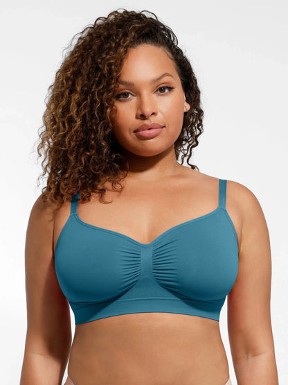 Feelingirl Seamless Everyday Bra with Built-In Soft Padding