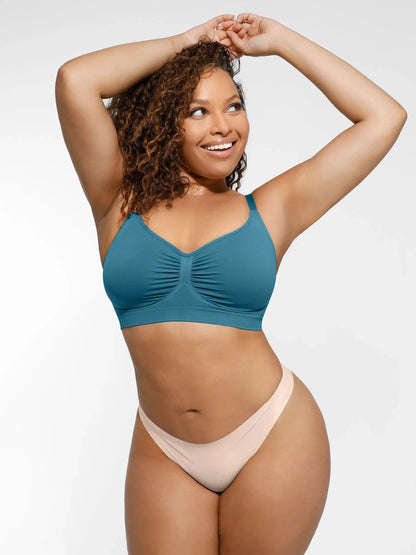 Feelingirl Seamless Everyday Bra with Built-In Soft Padding