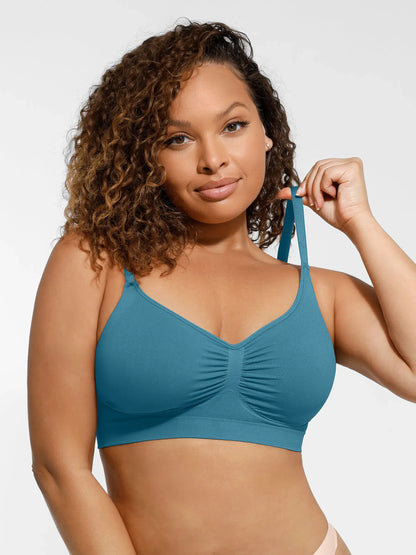 Feelingirl Seamless Everyday Bra with Built-In Soft Padding