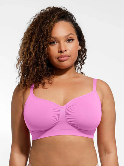 Feelingirl Seamless Everyday Bra with Built-In Soft Padding