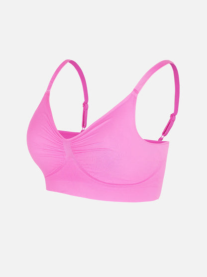 Feelingirl Everyday Wireless Bra Unlined Soft Bra