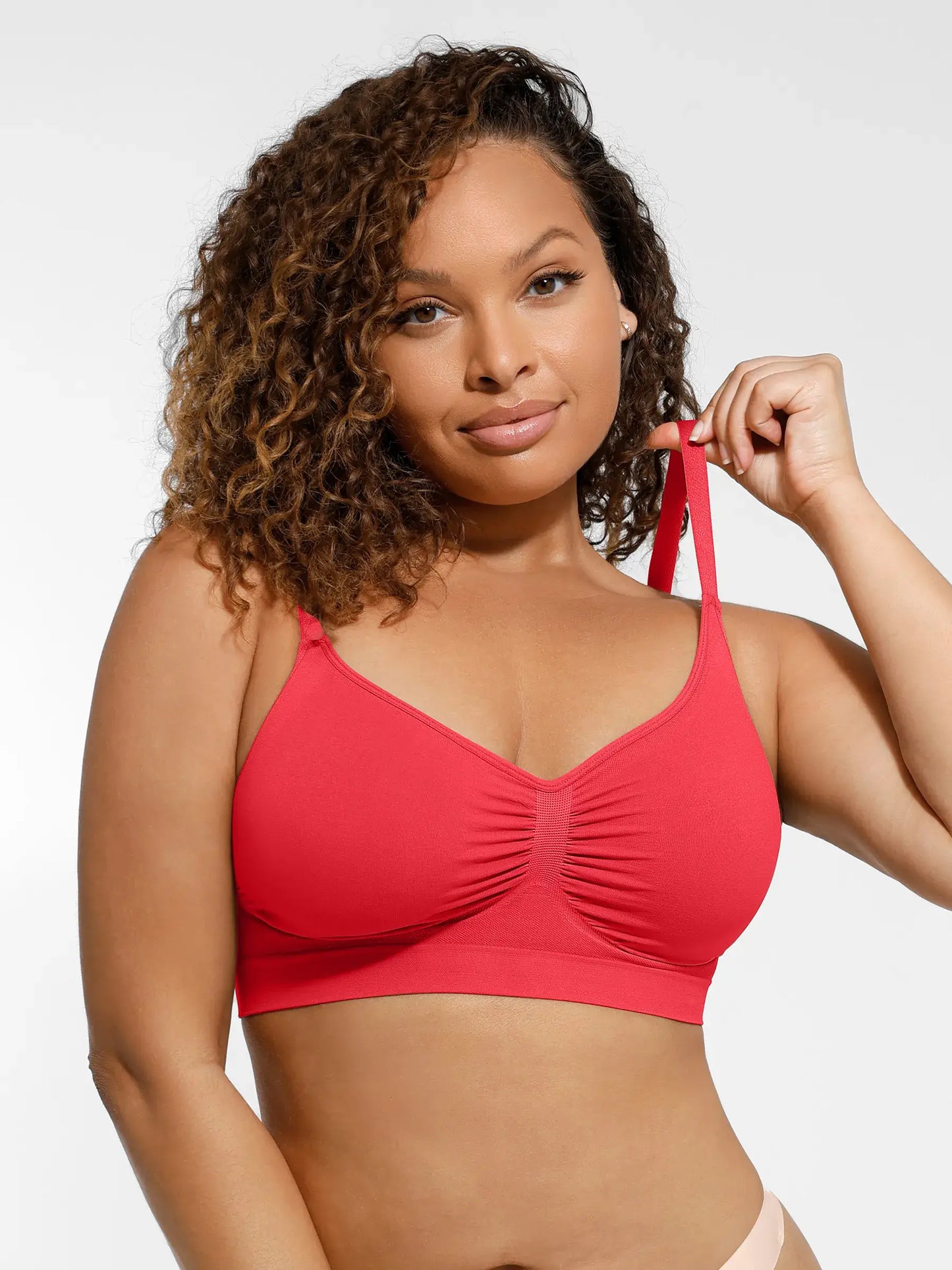 Feelingirl Everyday Wireless Bra Unlined Soft Bra