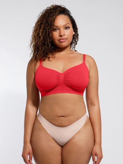 Feelingirl Seamless Everyday Bra with Built-In Soft Padding