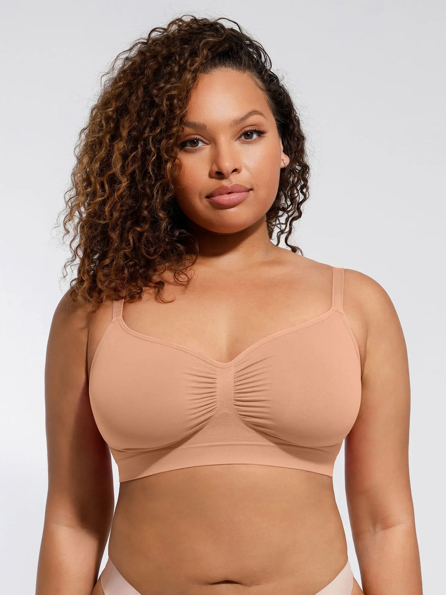 Feelingirl Everyday Wireless Bra Unlined Soft Bra