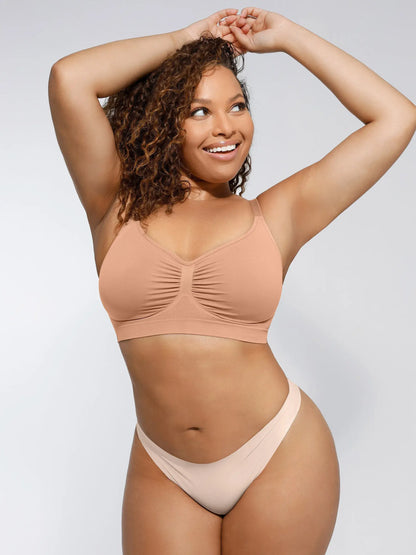 Feelingirl Seamless Everyday Bra with Built-In Soft Padding