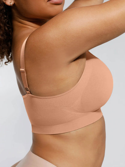 Feelingirl Seamless Everyday Bra with Built-In Soft Padding