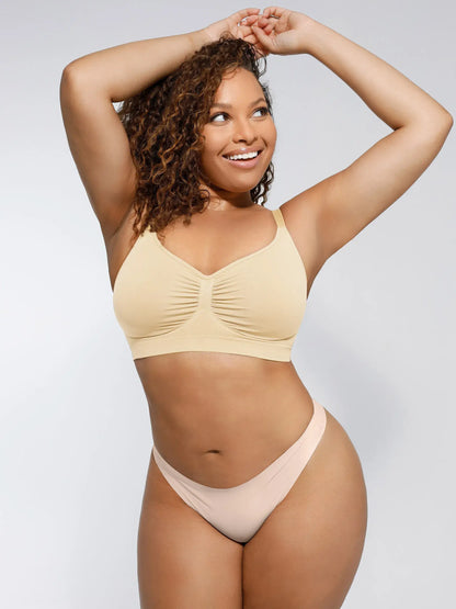 Feelingirl Seamless Everyday Bra with Built-In Soft Padding