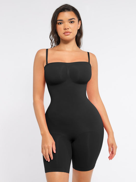 Feelingirl Strapless Seamless Bodysuit with Removable Straps