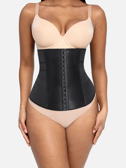 Feelingirl Waist Trainer for Women – Mesh Corset Body Shaper with Steel Bones