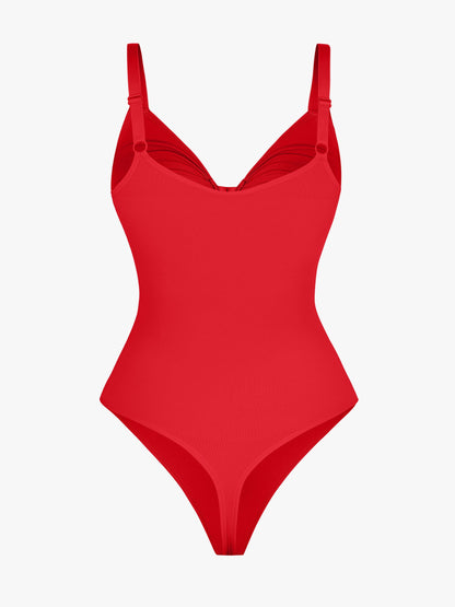 Feelingirl Seamless Tummy Control Zipper Sculpt and Support Bodysuit