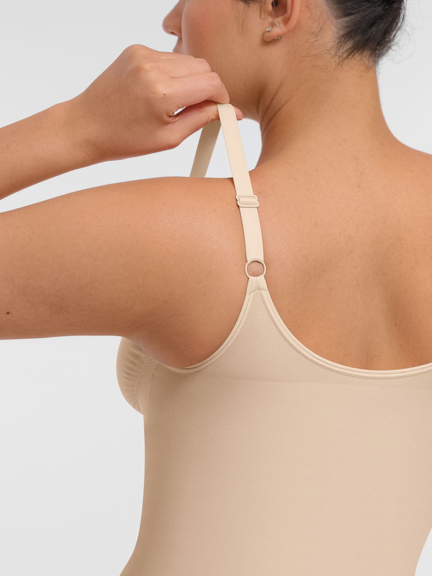 Feelingirl Tummy Control Seamless Zipper Shaping Bodysuit