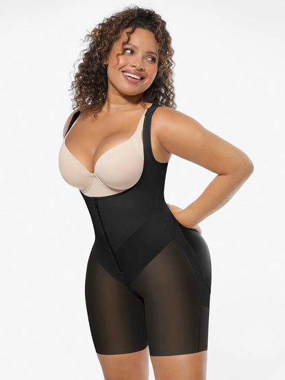 Feelingirl U-Shaped Tummy Control Butt Lift Shaper Bodysuit