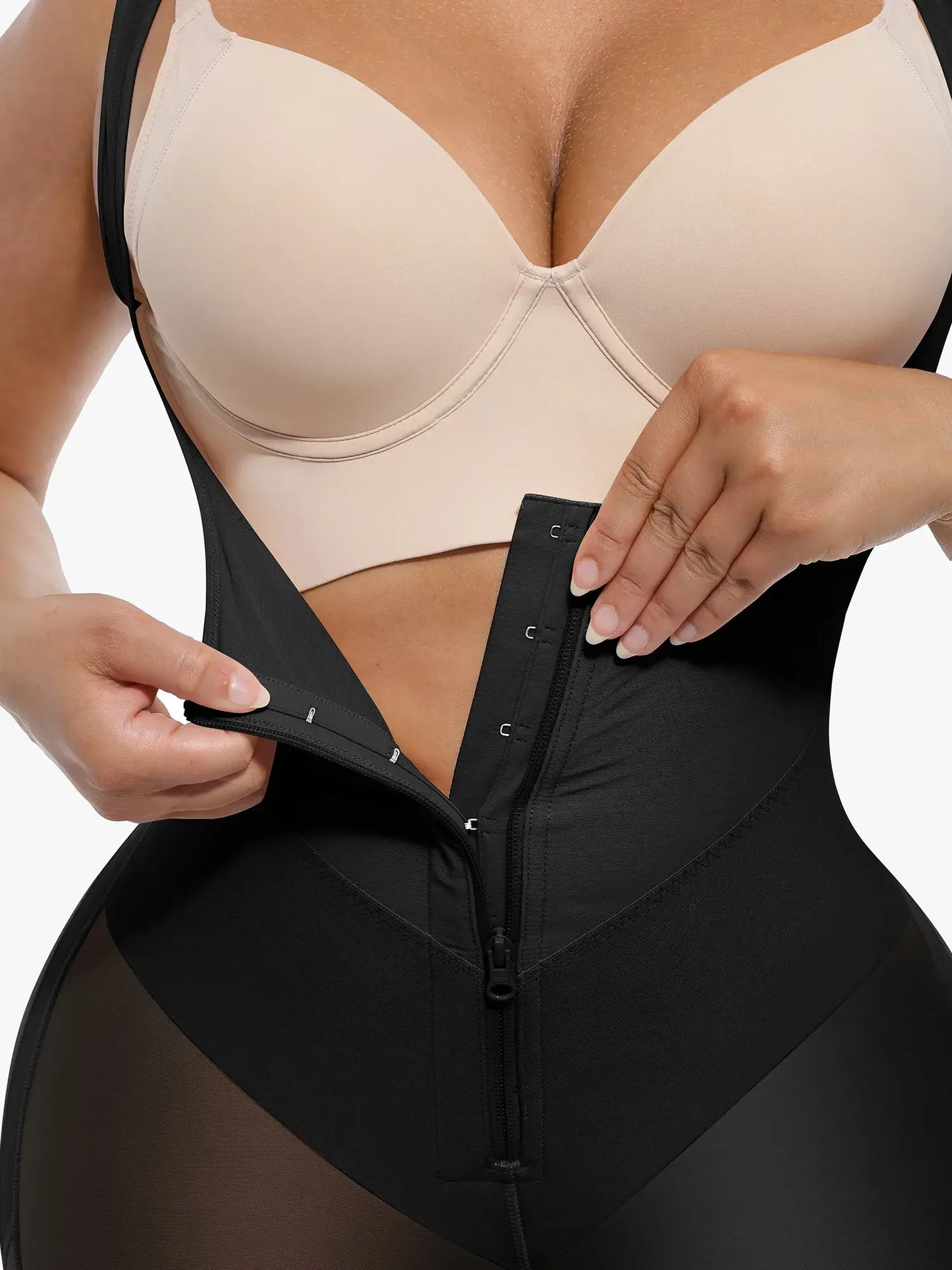 Feelingirl U-Shaped Tummy Control Butt Lift Shaper Bodysuit