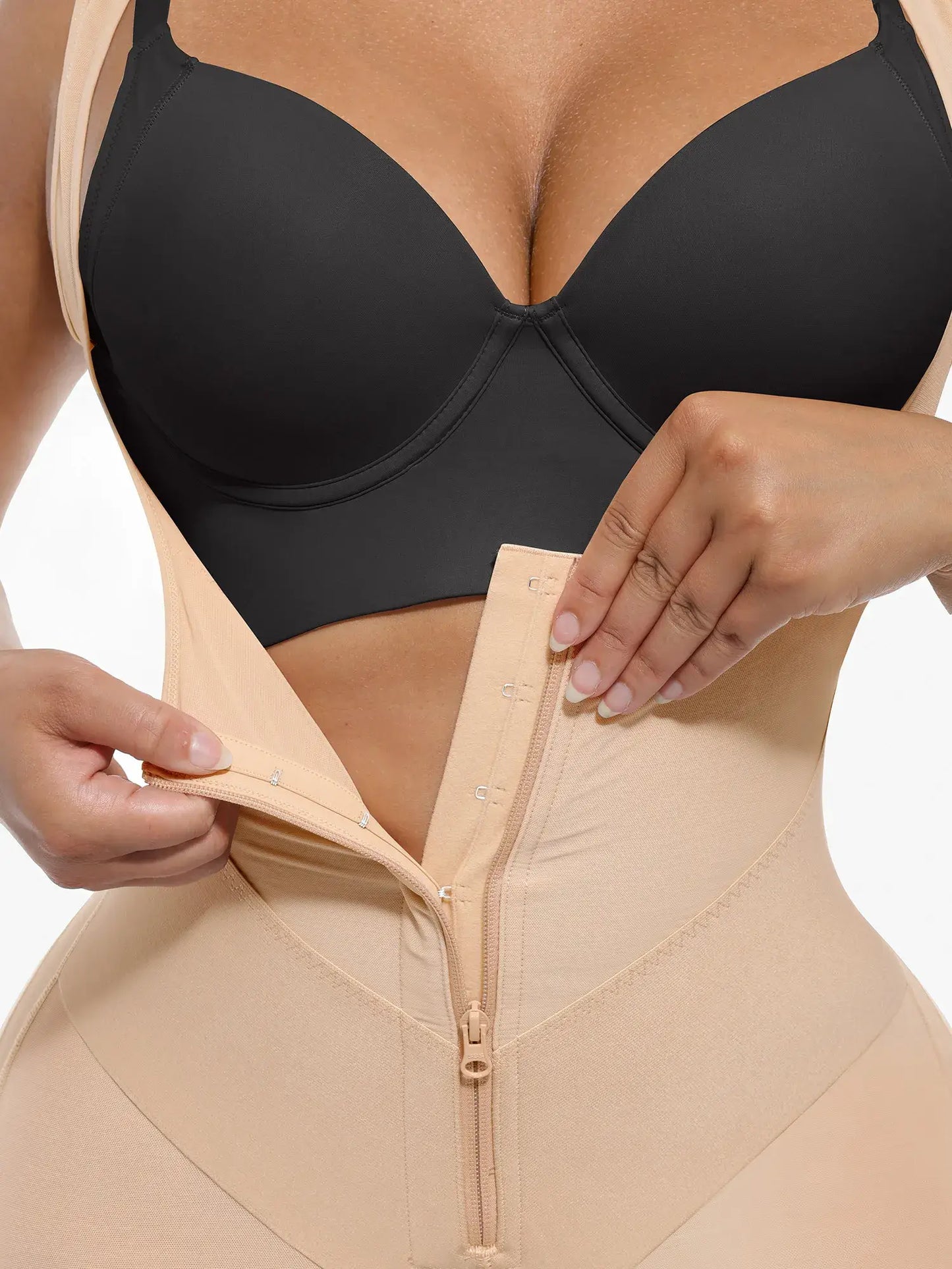 Feelingirl U-Shaped Tummy Control Butt Lift Shaper Bodysuit
