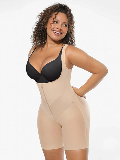 Feelingirl U-Shaped Tummy Control Butt Lift Shaper Bodysuit