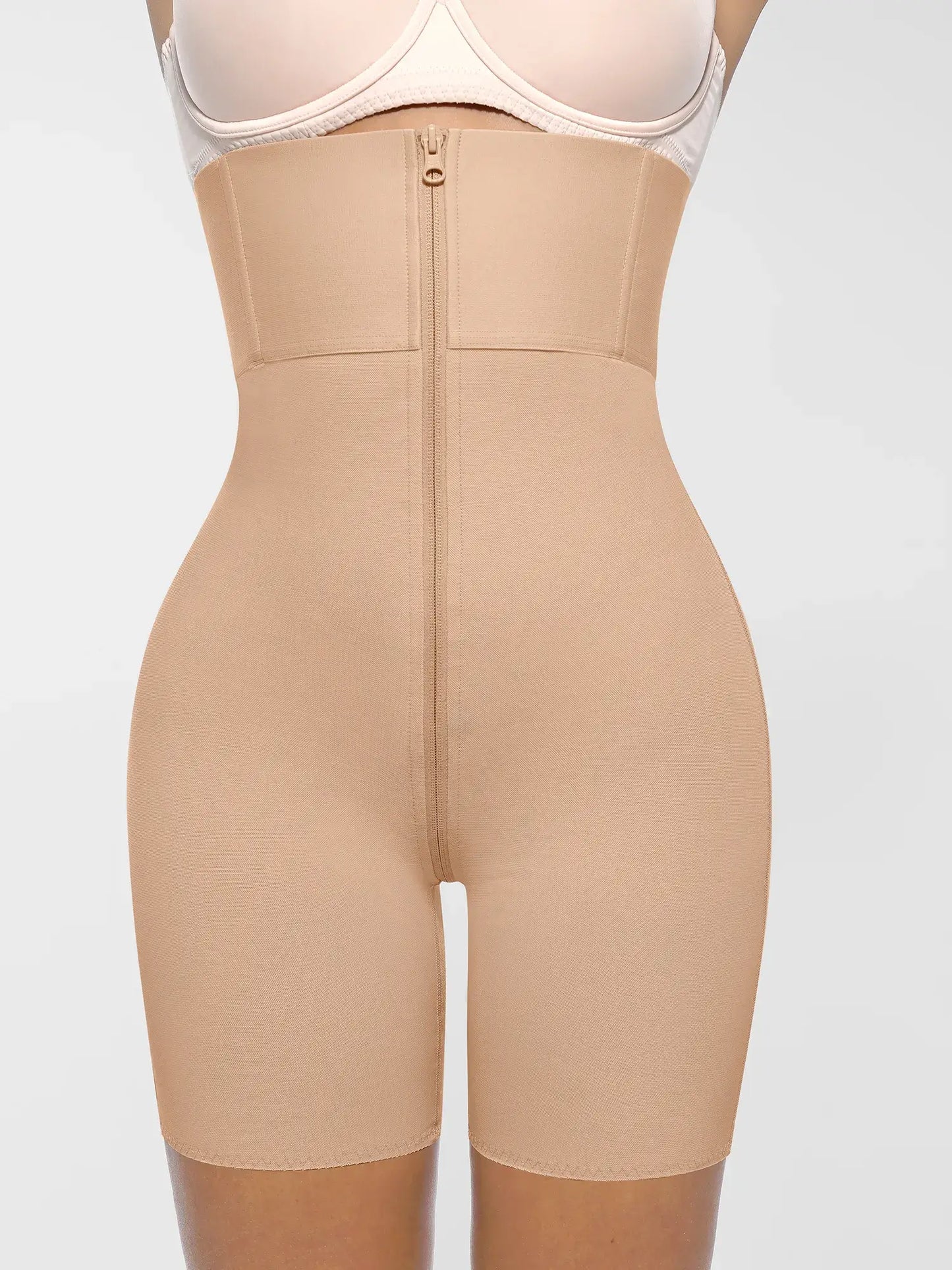 Feelingirl Wide Waistband Tummy Control Butt Lifting Shaping Shorts