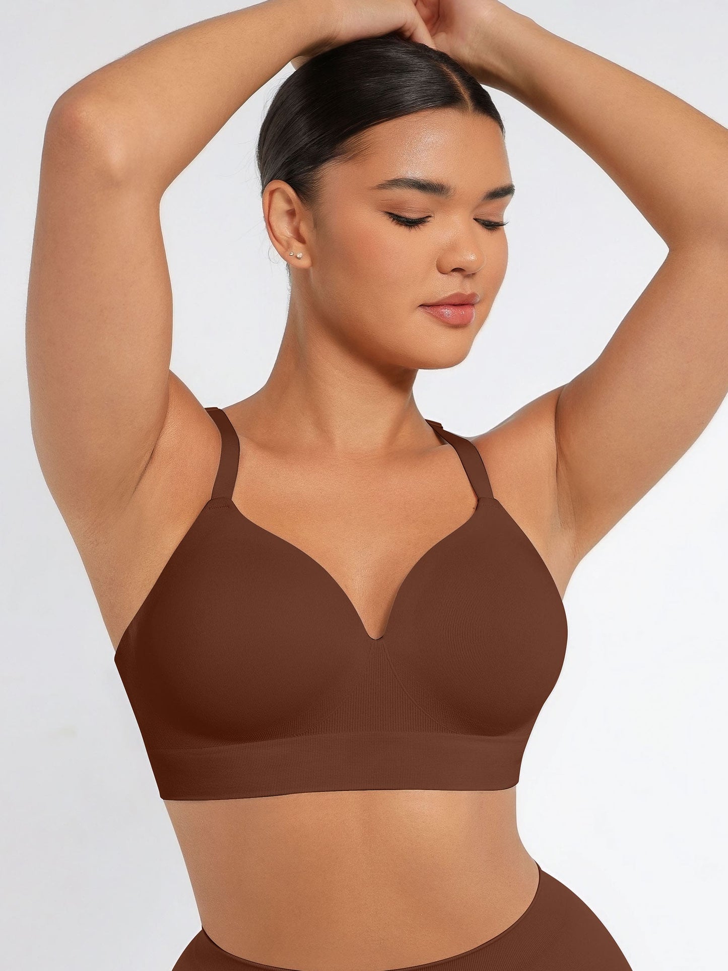 Feelingirl Wireless Push-Up Seamless Full Coverage Bra Bundle