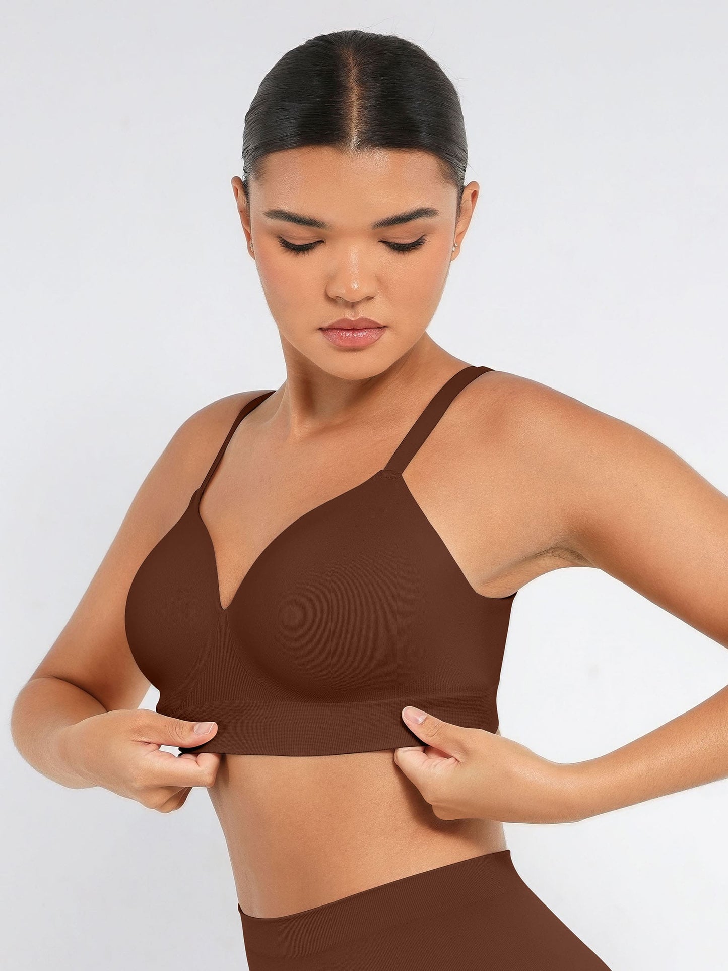 Feelingirl Wireless Push-Up Seamless Full Coverage Bra Bundle
