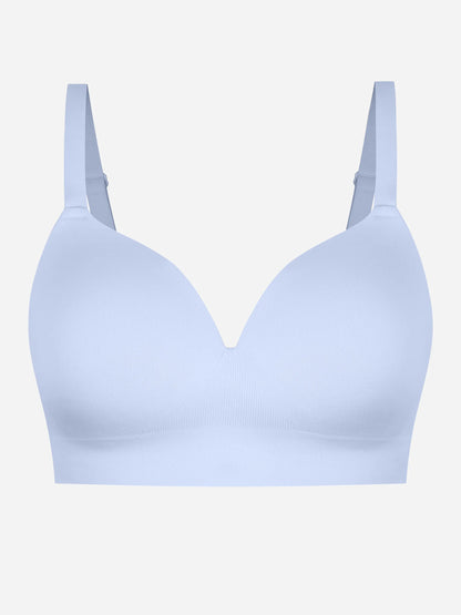 Feelingirl Wireless Push-Up Seamless Comfort Full Coverage Bra