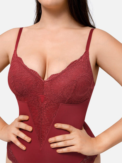 Feelingirl Low-back Ultra-versatile Lace Bodysuit