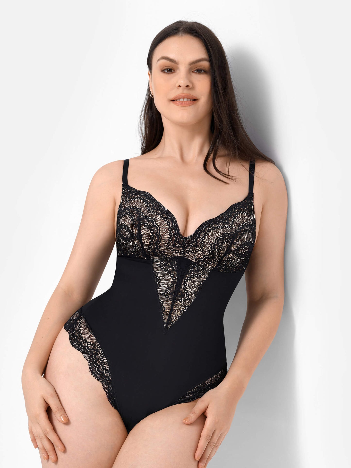 Feelingirl Low-back Ultra-versatile Lace Bodysuit