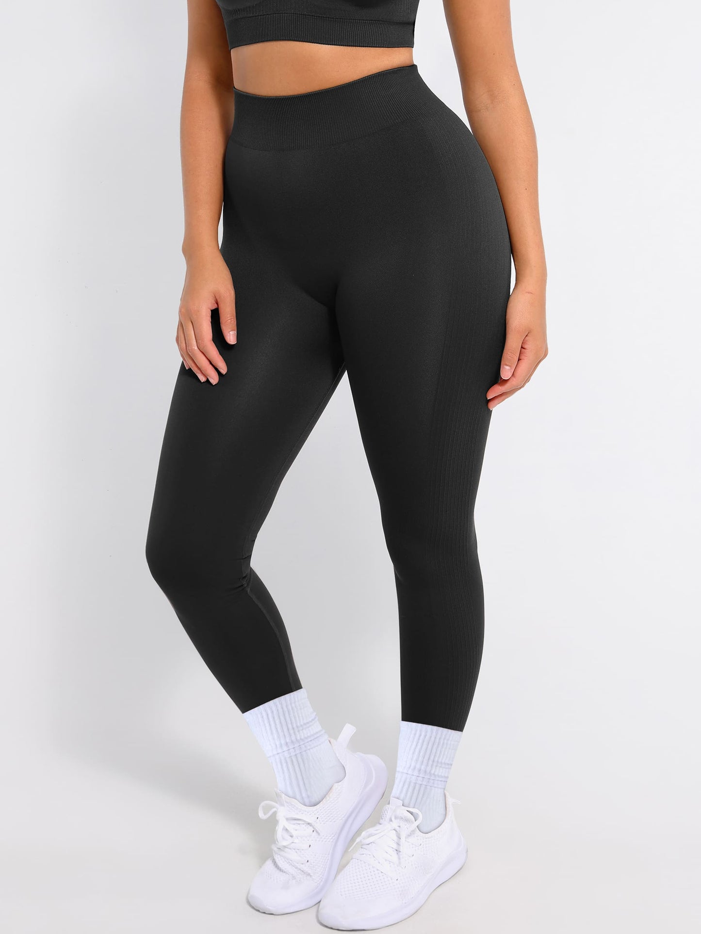 Feelingirl Seamless High Waisted Yoga Leggings for Tummy Control and Leg Sculpting