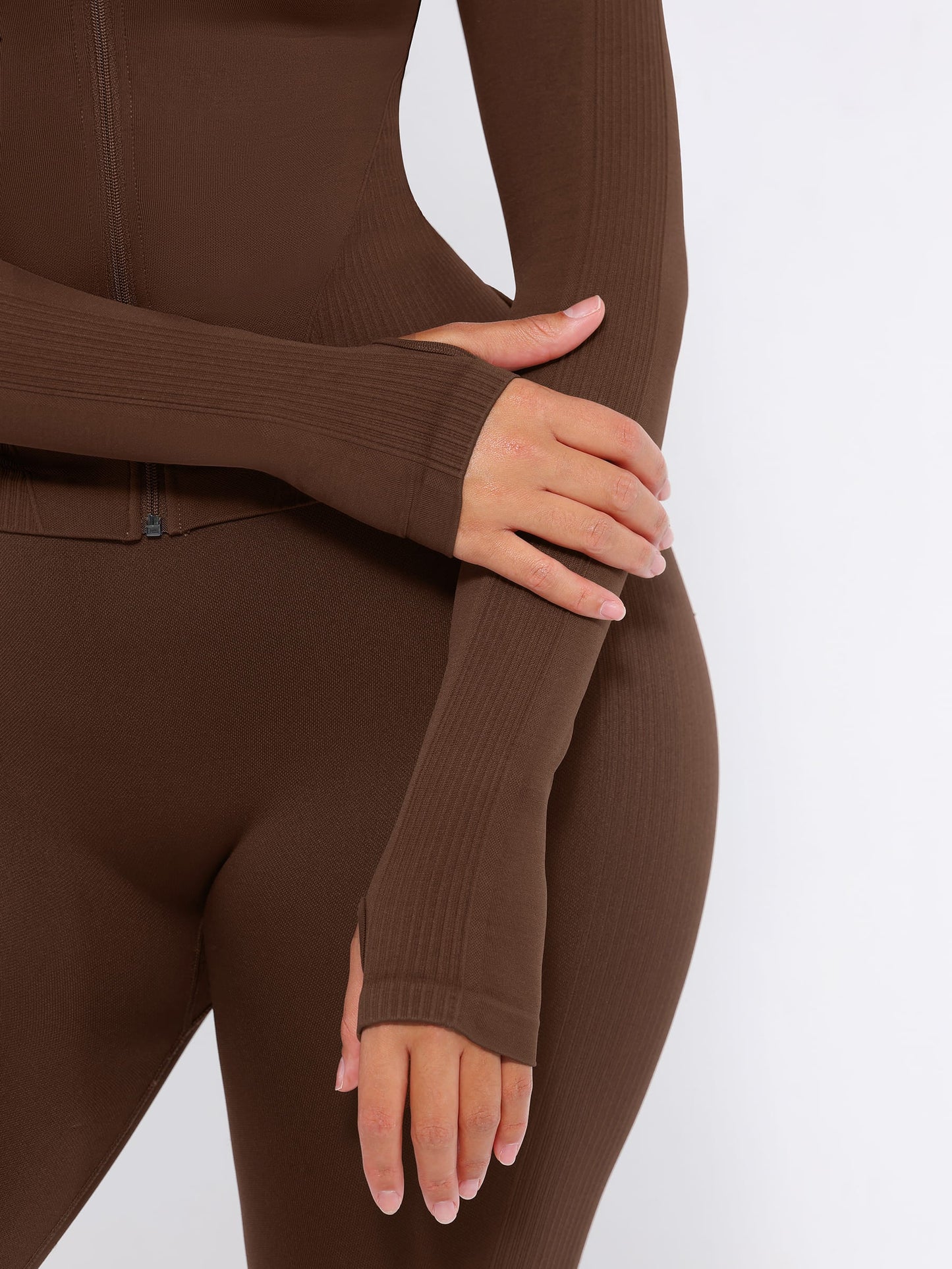 Feelingirl Seamless Long-Sleeve Workout Top