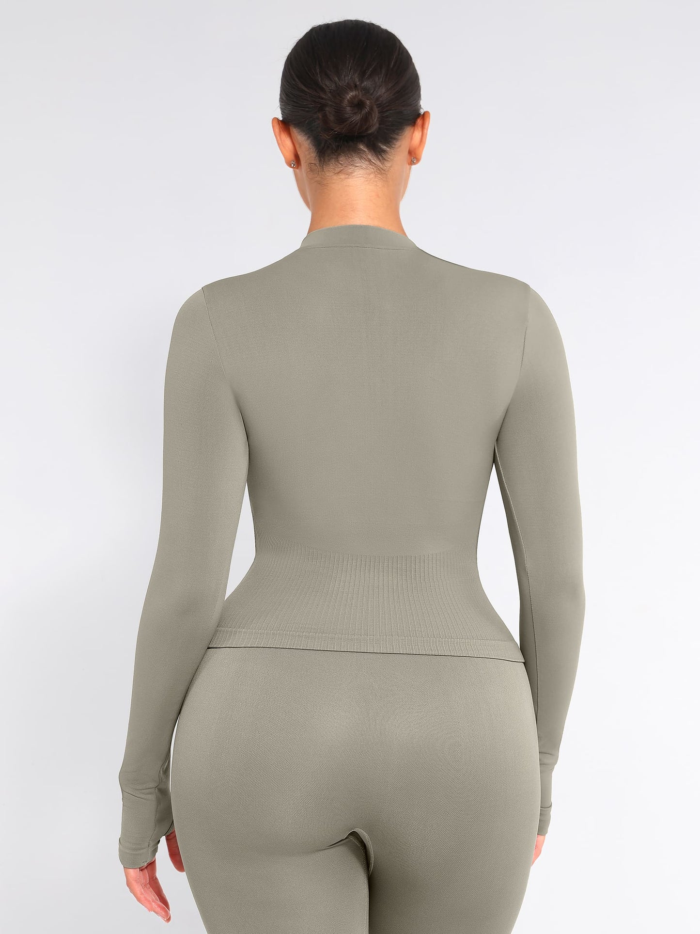 Feelingirl Seamless Long-Sleeve Workout Top