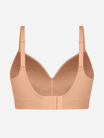 Feelingirl Wireless Push-Up Seamless Comfort Full Coverage Bra