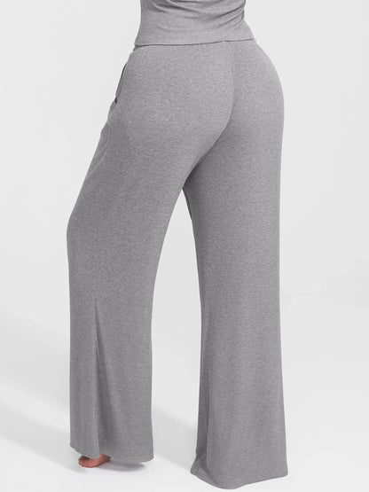Feelingirl Breathable Ribbed Lounge Pants