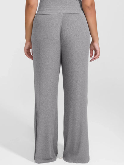 Feelingirl Breathable Ribbed Lounge Pants