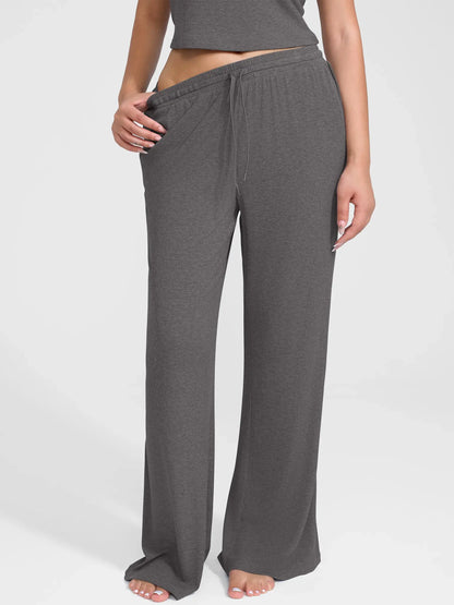 Feelingirl Breathable Ribbed Lounge Pants