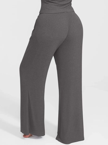 Feelingirl Breathable Ribbed Lounge Pants